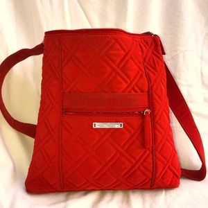 Vera Bradley Hipster Cross-body Bag in Tango Red